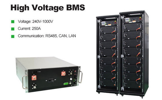 lLFP/NMC/LTO バッテリーパック 250A 4U バッテリー管理システム