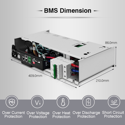 GCE 60S 192V 50A 統合BMS 保護型リチウム電池BMS UPリレーと太陽エネルギー貯蔵システム