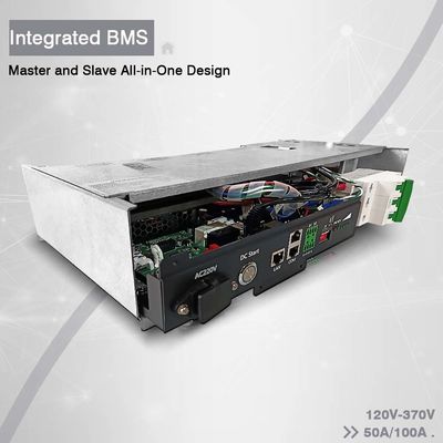 インテグレテッド 40s Bms For Lifepo4 バッテリー 128V 100A 50A Canbus Rs485