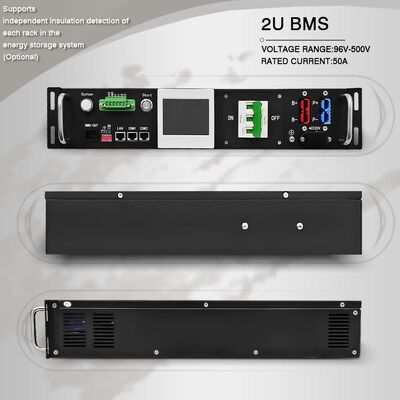 高電圧スレーブBMU 2U 19インチラックセルモニタリングユニット LiFePO4 BESS ESS CAN RS485 アクティブ・パシブ・バランス BMS