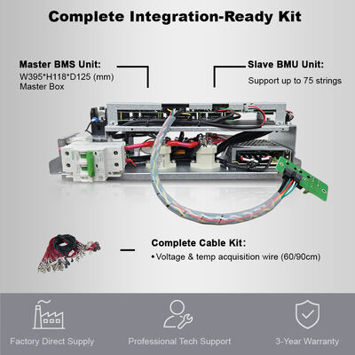 CE RBMS 10 統合高電圧BMS | 120-370V LFPバッテリー管理 | 60セル監視 | CAN/RS485 | 家庭用エネルギー貯蔵 & UPS