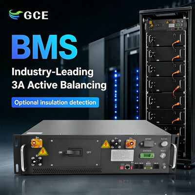 太陽光発電蓄電、UPSバックアップ、マイクログリッド用 3U高電圧ラックマウントBMS 176S 563.2V 125A – 並列運転対応、外部HMI、RS485/CAN/Ethernet、CE認証取得